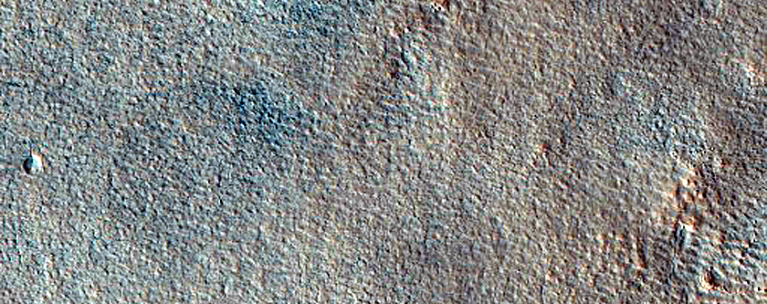 Pitted and Variously-Textured Terrain in Utopia Planitia
