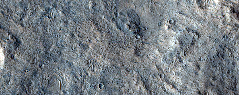 Transition from Cratered Upland to Southwest Chryse Planitia
