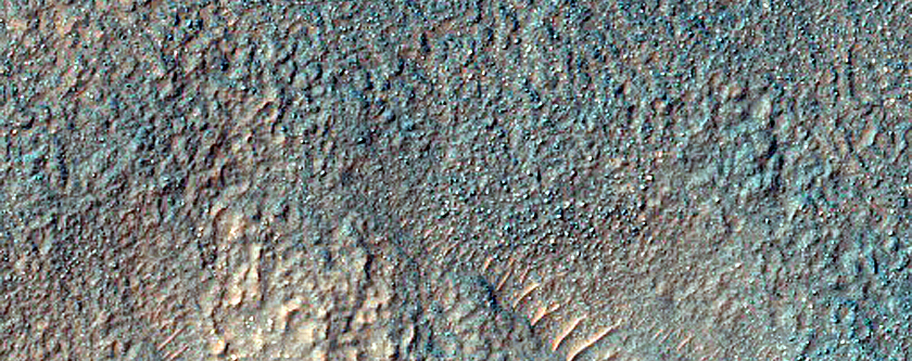 Terrain on Crater Floor Northwest of Hellas Region
