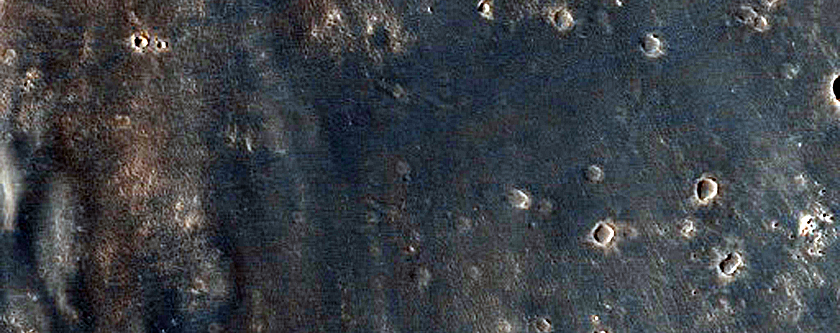Landforms in Daedalia Planum
