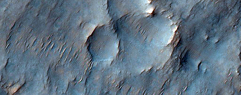 Terrain North of Schaeberle Crater
