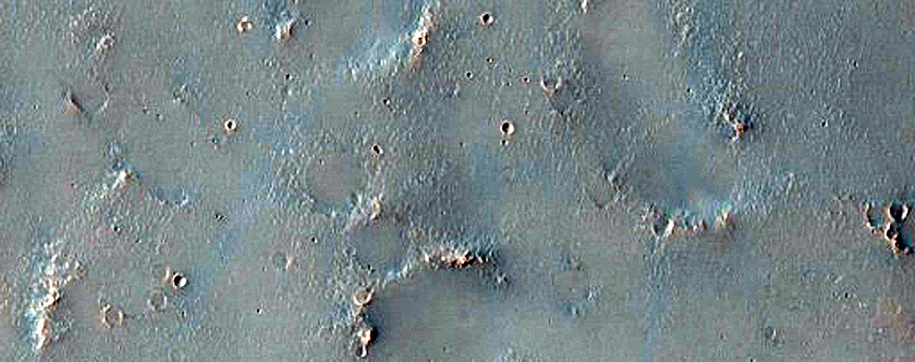 Landforms in and near Mariner 9 Image DAS 11620145
