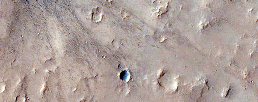 Recent Impact Crater
