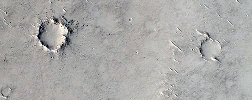Lava Flows in Eastern Elysium Planitia
