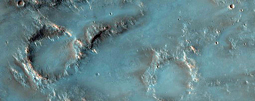 Wrinkle Ridge in Syrtis Major Planum
