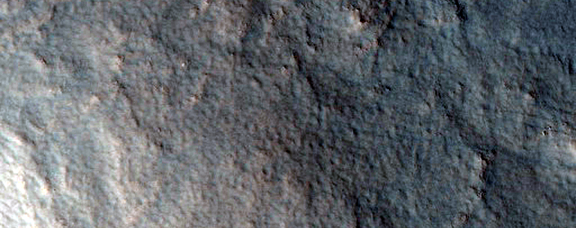 Eastern Ejecta of Lyot Crater
