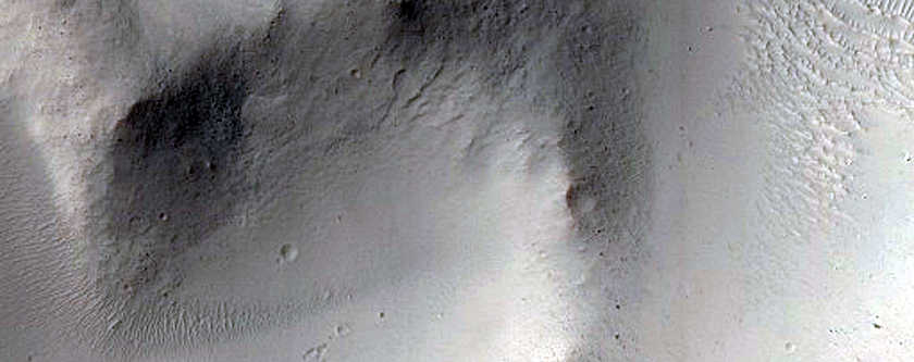 Crater on Lava Plains
