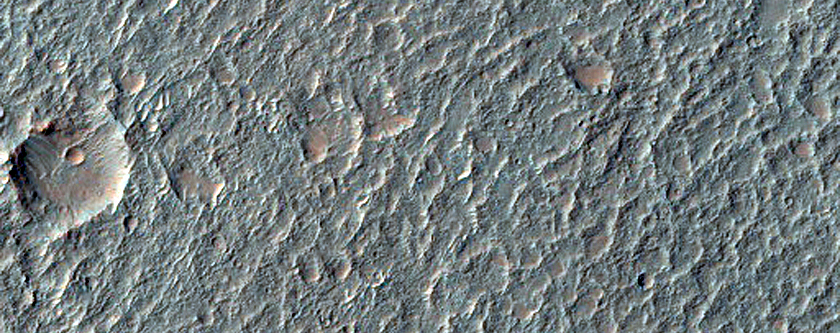 Nirgal Vallis Exposed Bedrock

