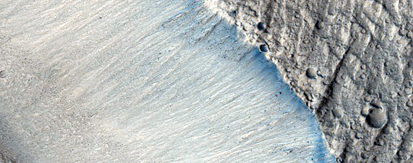 Slopes and Floor Deposits Hebes Chasma
