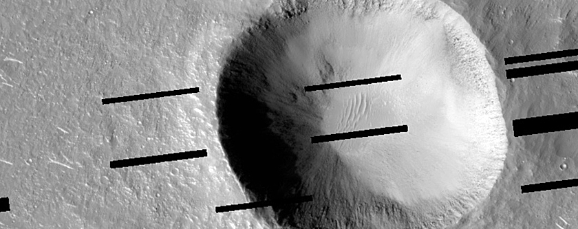 Cratered Cones in Utopia Planitia
