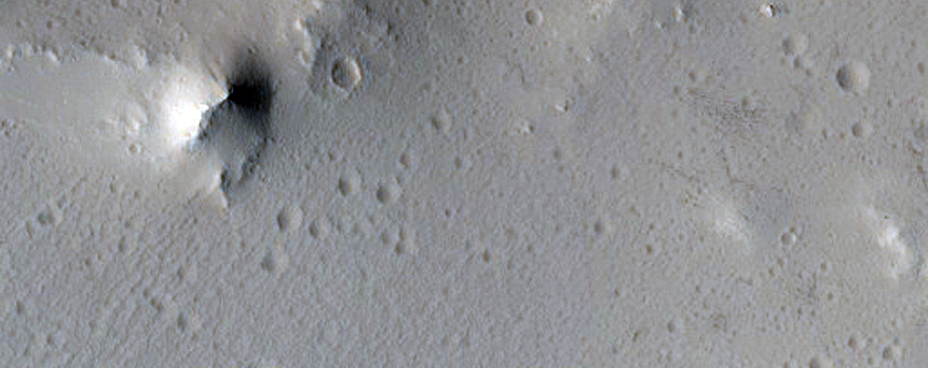 Well-Preserved Impact Crater
