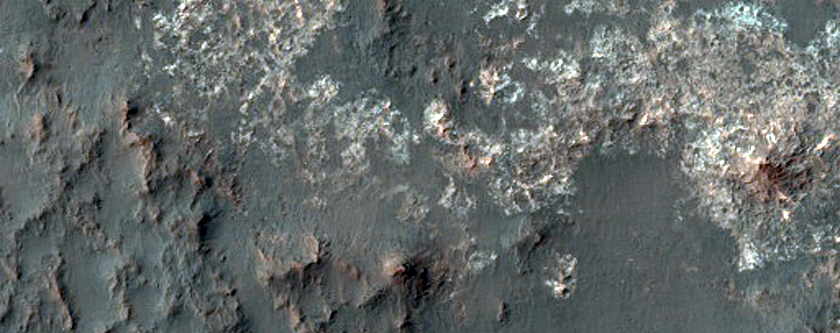 Possible Inverted Stream Channels near Mariner Crater