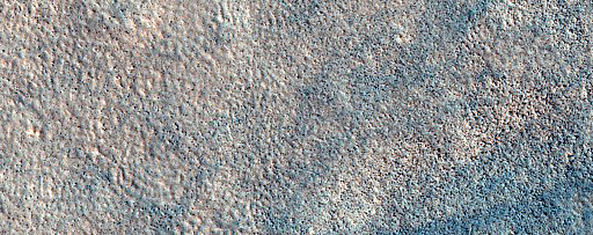 Wrinkle Ridge in Utopia Planitia
