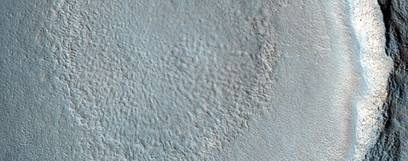 Rocky 1-2 Km Impact Crater
