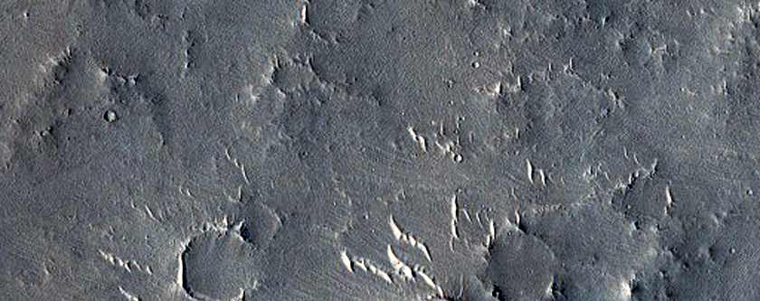 Ridges in Isidis Planitia
