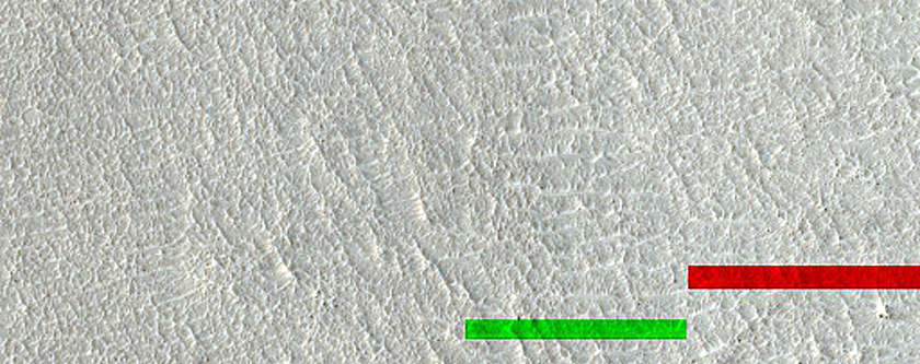 Crater Rim and Floor in Eastern Arabia Terra
