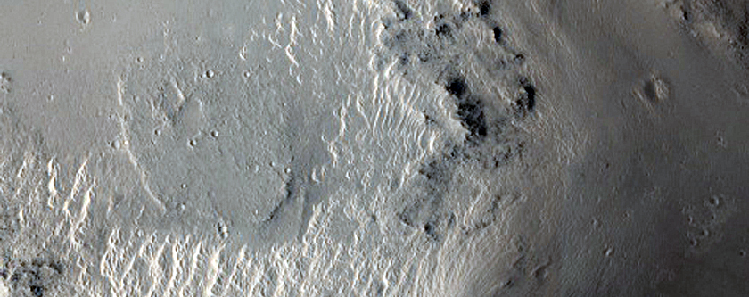Clustered Mounds with Trough-Shaped Depressions
