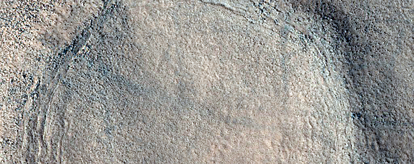 Northern Mid-Latitude Crater
