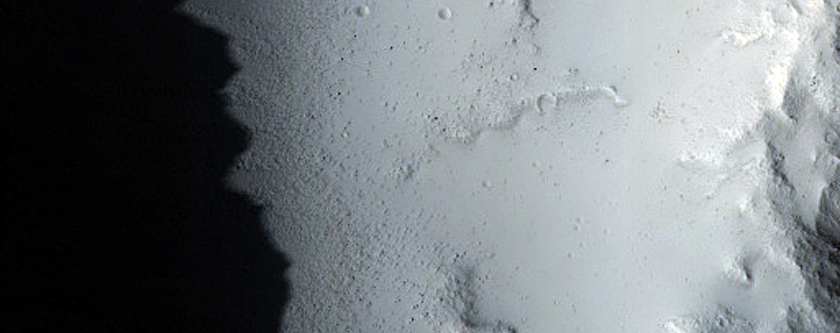 Western Half of Well-Preserved Impact Crater
