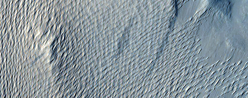 Crater Rim near Eumenides Dorsum
