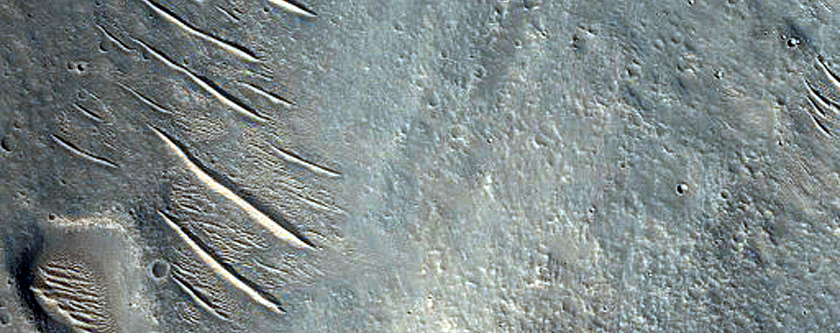 Crater in Nepenthes Planum
