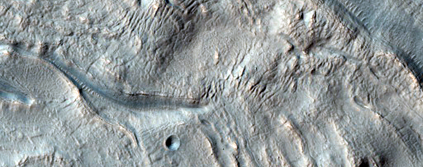 Lobate Landform near Reull Vallis