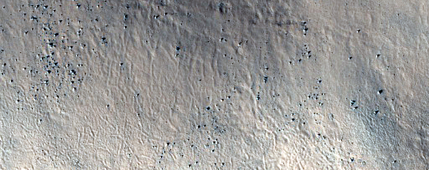Contact of Two Crater Walls
