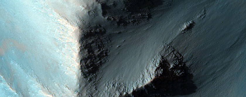 Monitor Low-Albedo Wall Spurs in Coprates Chasma
