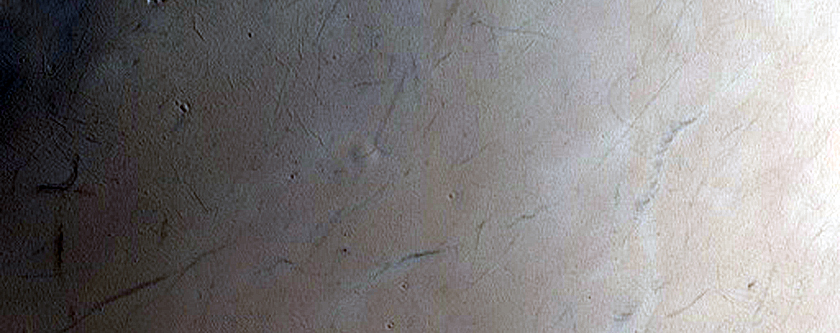 Crater in Arabia Terra
