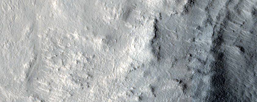 Graben near Amenthes Fossae
