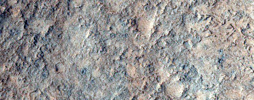 Wide Valley Northwest of Mutch Crater
