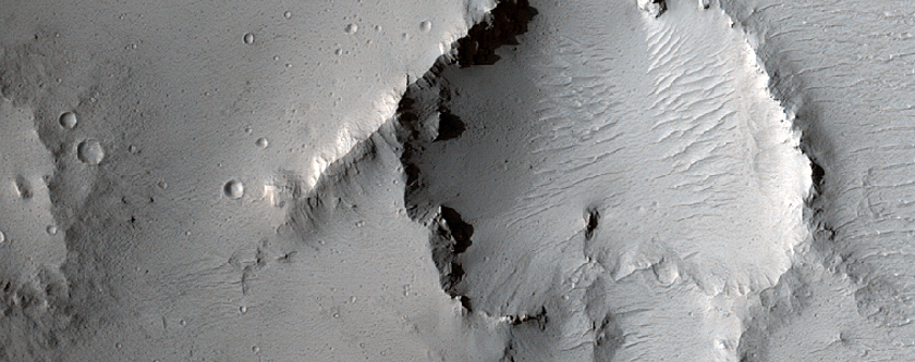 Terrain near Apollinaris Mons
