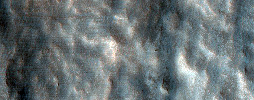 Northern Ejecta Blanket of Domoni Crater
