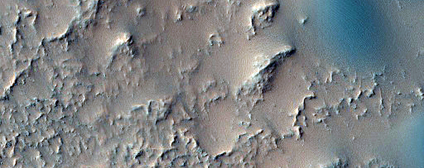 Dome and Barchan Dunes in Newton Crater
