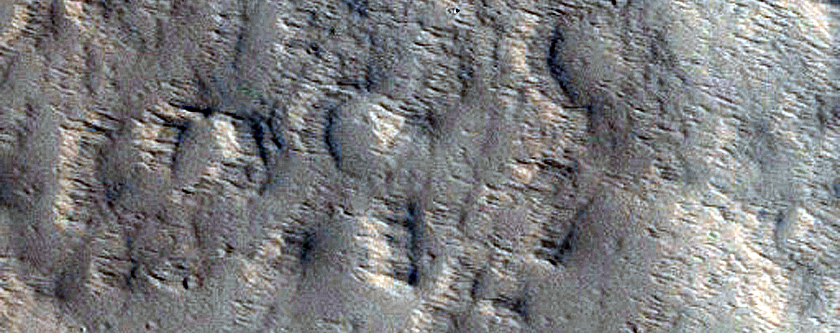 Lava Flow in Ceraunius Fossae
