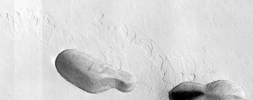 Pits in Amazonis Planitia
