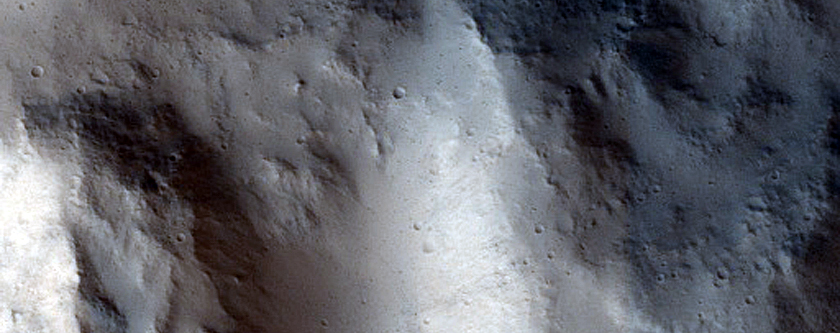 Tempe Terra Complex Crater
