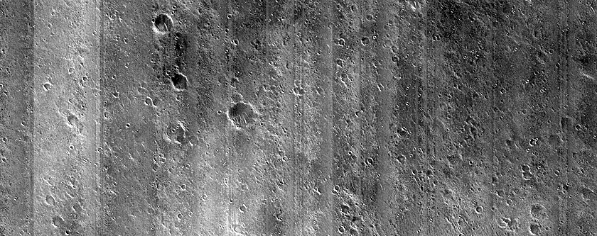 Landforms West of Chryse Planitia
