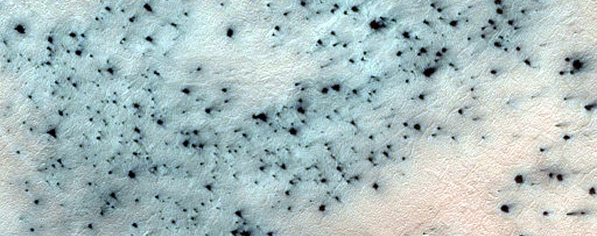 Non-Cryptic South Polar Terrain
