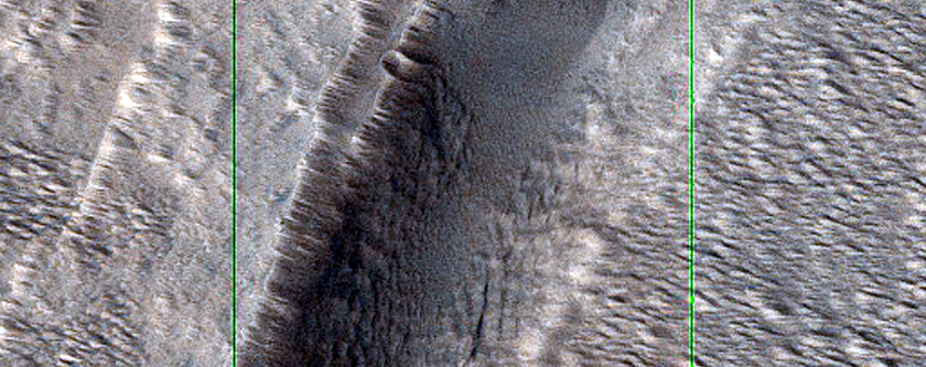 Channel in Tantalus Fossae
