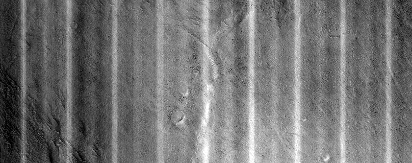 Ridge Originating in Flow in Deuteronilus Mensae

