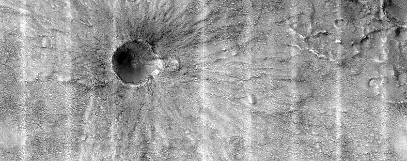 Fresh Small Impact Crater
