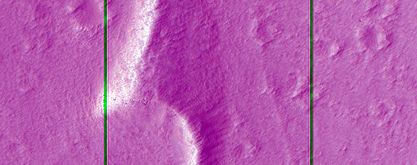 Terrain in Arsia Mons
