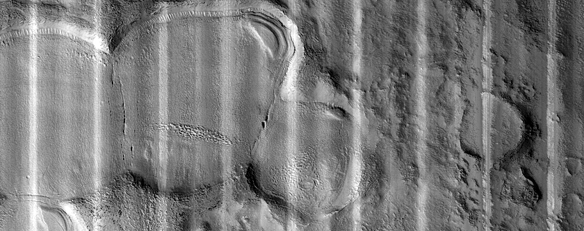 Layers in Craters in Northern Mid-Latitudes
