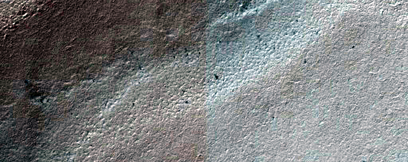 Possible Gullies in Impact Crater

