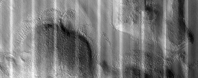 Landslide in Protonilus Mensae
