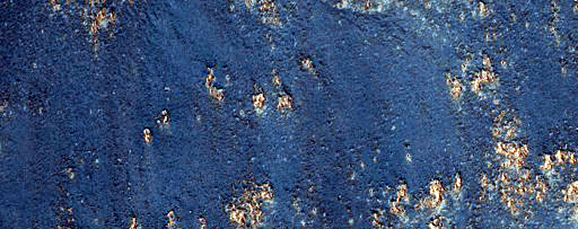 Channels on Shield in Syria Planum
