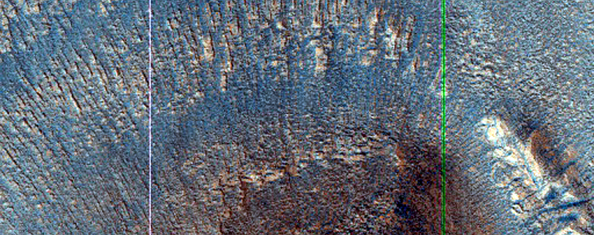 Eroding Mesa in Arcadia Planitia
