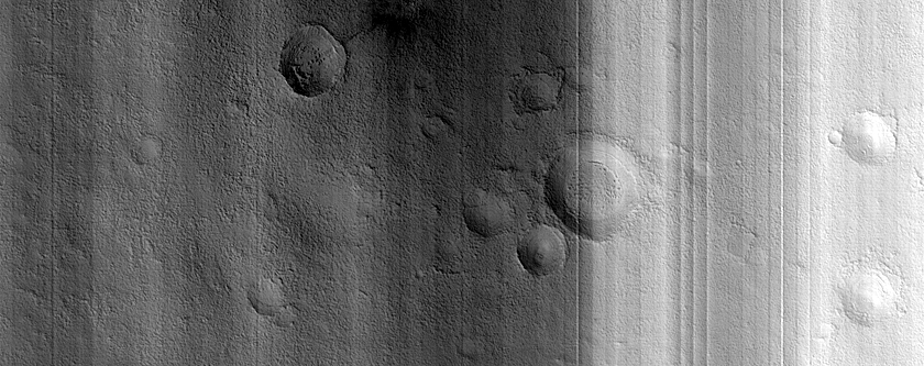 Candidate Recent Impact Site
