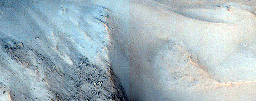Recurring Slope Lineae Formation in Well-Preserved Crater
